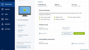 Protección cibernética de Acronis