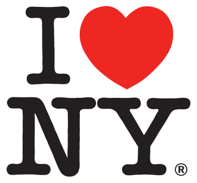 I heart New York de Milton Glaser podría ser el logotipo más plagiado del mundo.