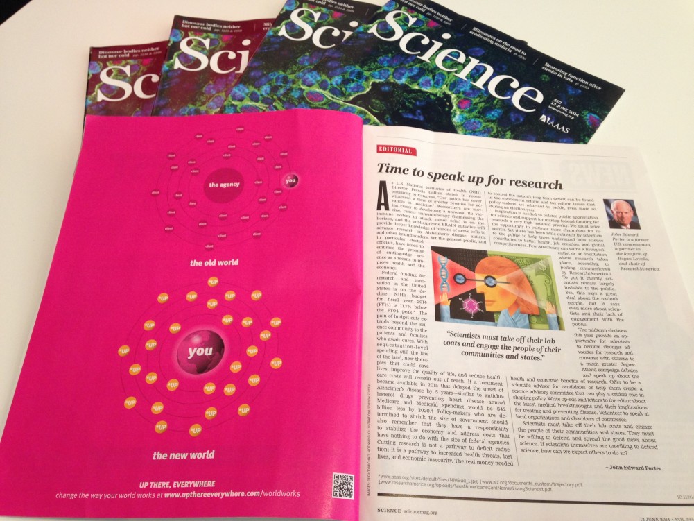 Revista UP World Works Ad Science UP cambiando la forma en que funciona el mundo Ad Science Magazine