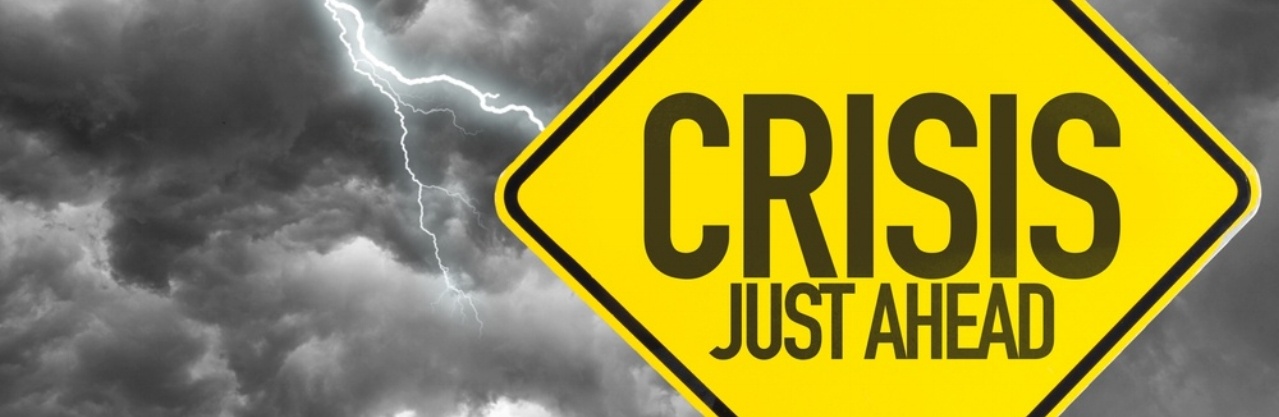 Signo de Crisis Just Ahead con un mal día-948919-editado