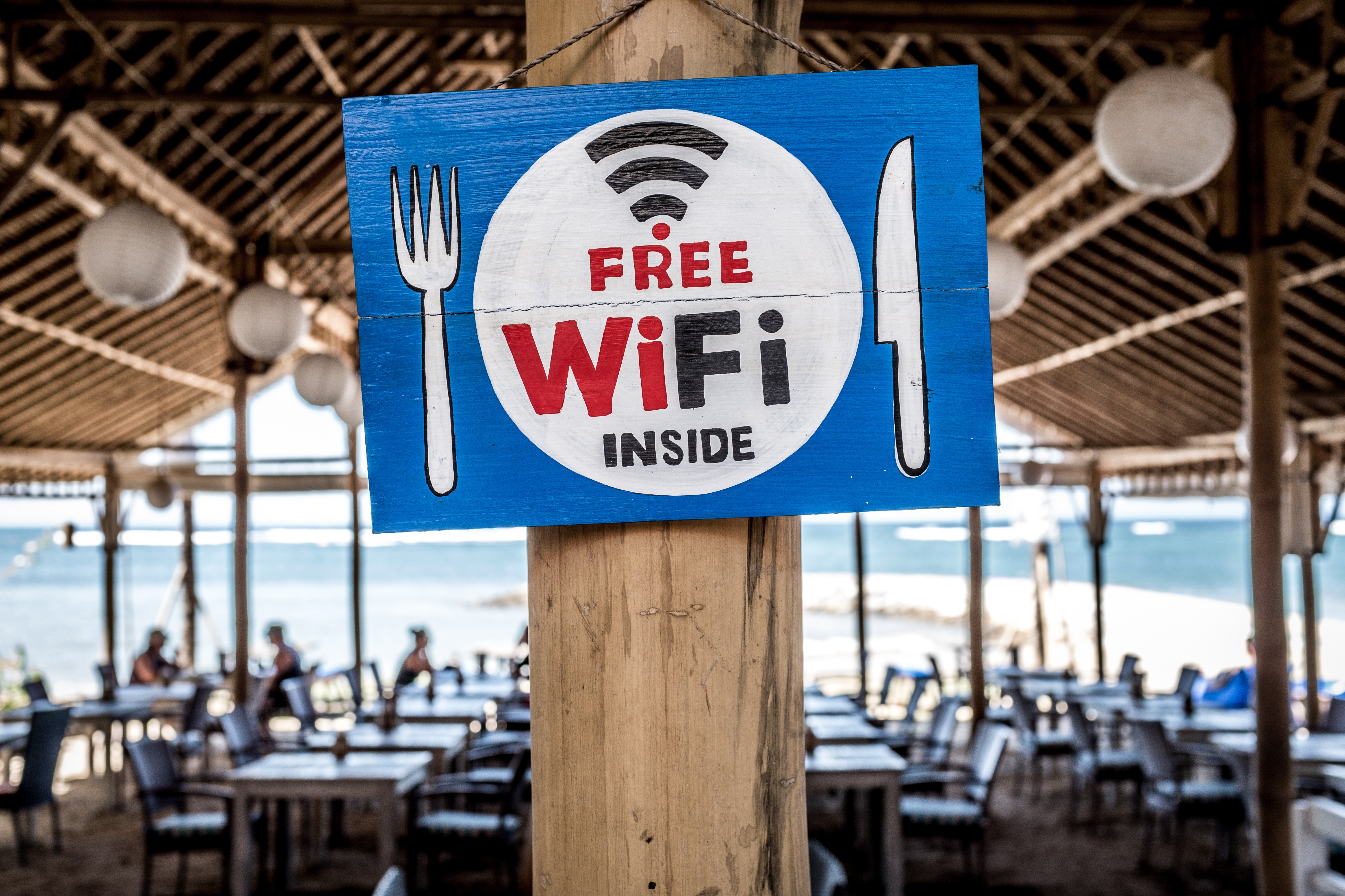Wi-Fi gratuito en la lista de requisitos para nómadas digitales