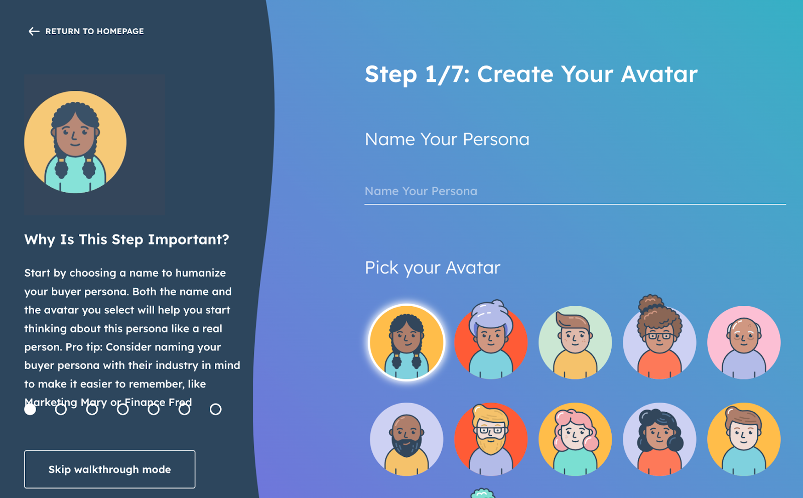 generador de personajes hubspot
